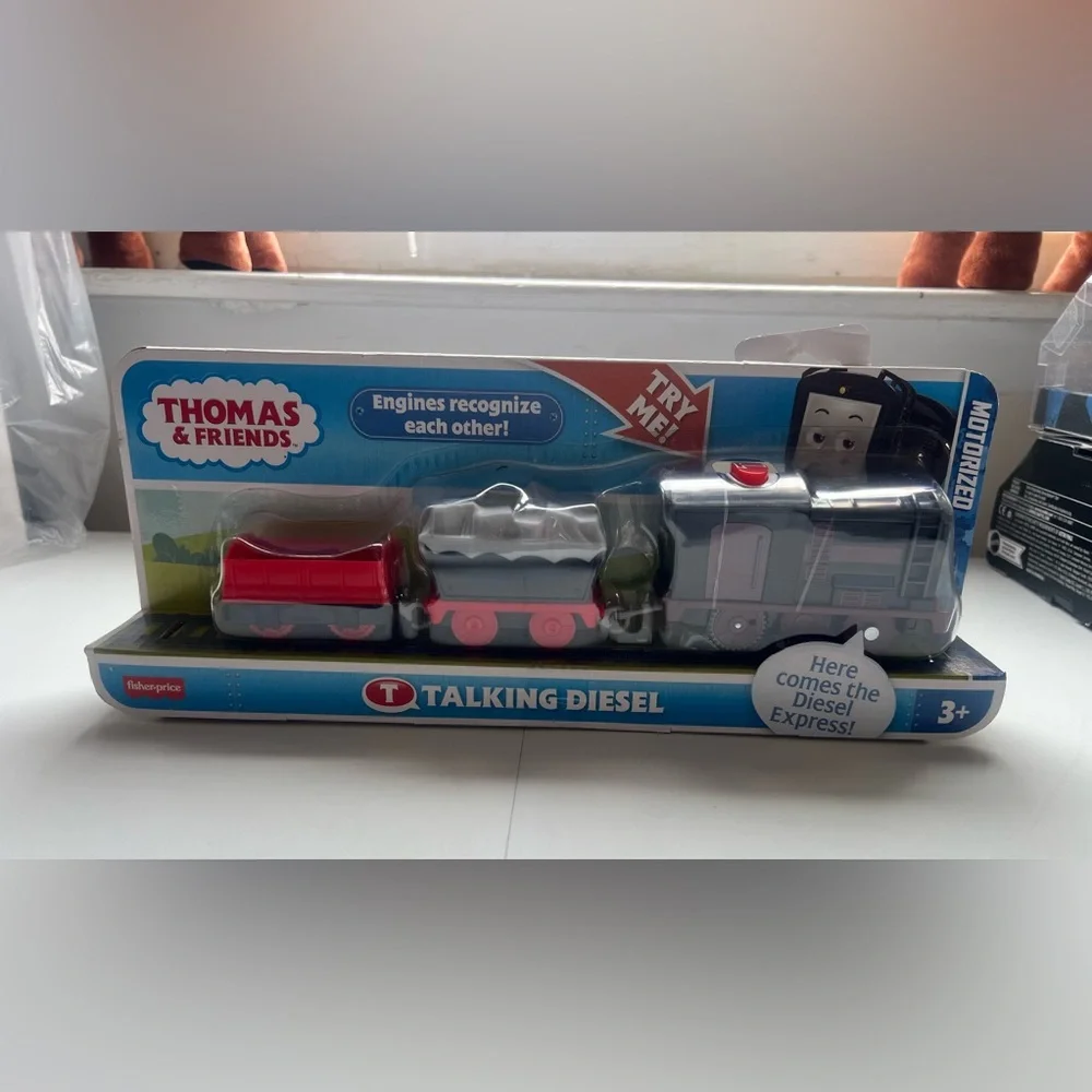 Thomas & Friends Motorized Toy Train Talking Diesel Engine with Sounds